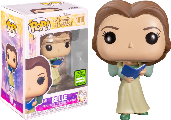 Fandegoodies - FUNKO POP BEAUTY AND THE BEAST BELLE WITH GREEN DRESS 30TH  ANNIVERSARY 2021 SPRING CONVENTION EXCLUSIVE