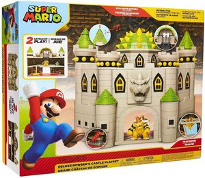 World of Nintendo Super Mario playset Deluxe Bowser Castle