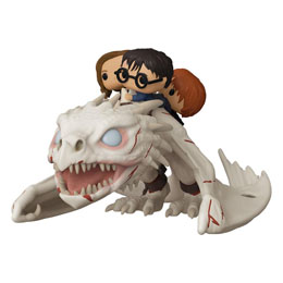HARRY POTTER POP! RIDES DRAGON WITH HARRY, RON & HERMIONE 15 CM