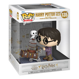 Photo du produit Harry Potter POP! Deluxe Vinyl figurine Harry Pushing Trolley 9 cm Photo 1
